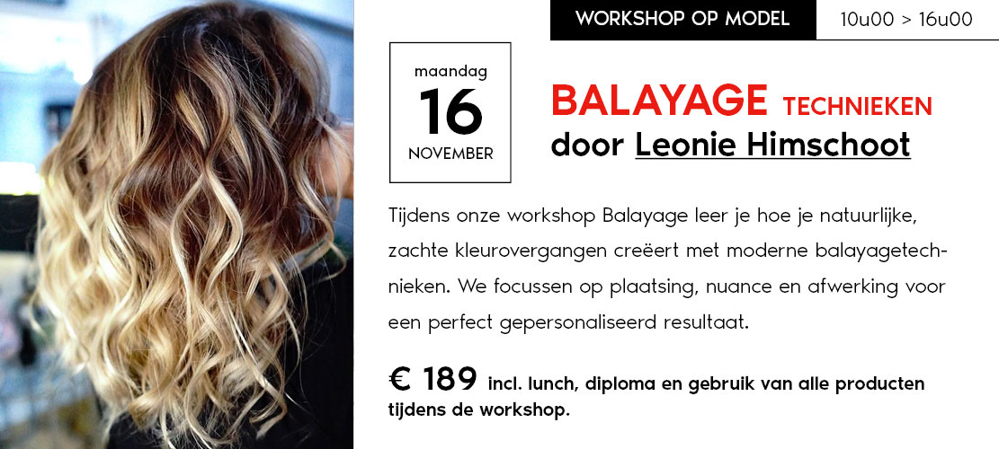 16-11-2026 Balayage Technieken door Leonie Himschoot